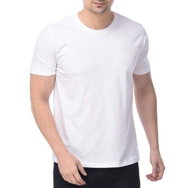 Plain White Tee - Image 2