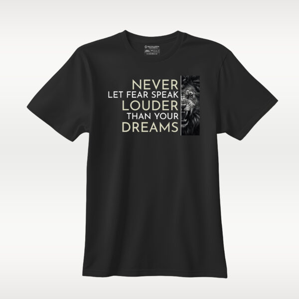 NEVER LET FEAR SPEAK LOUDER