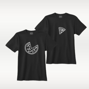 Couple Pizza ( Valentine's Day Special Pair of Tees )