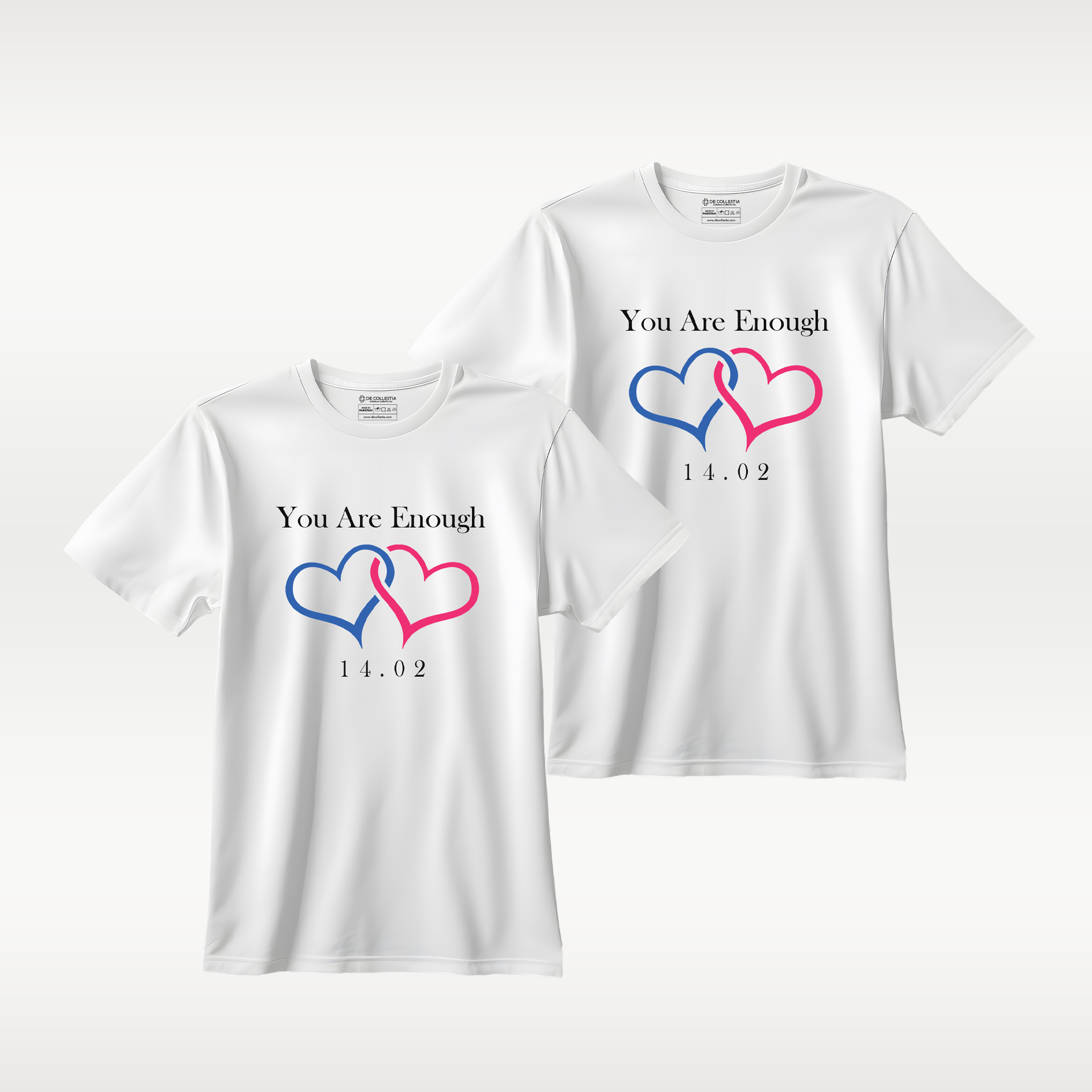 You Are Enough ( Valentine's Day Special Pair of Tees ) - Image 2